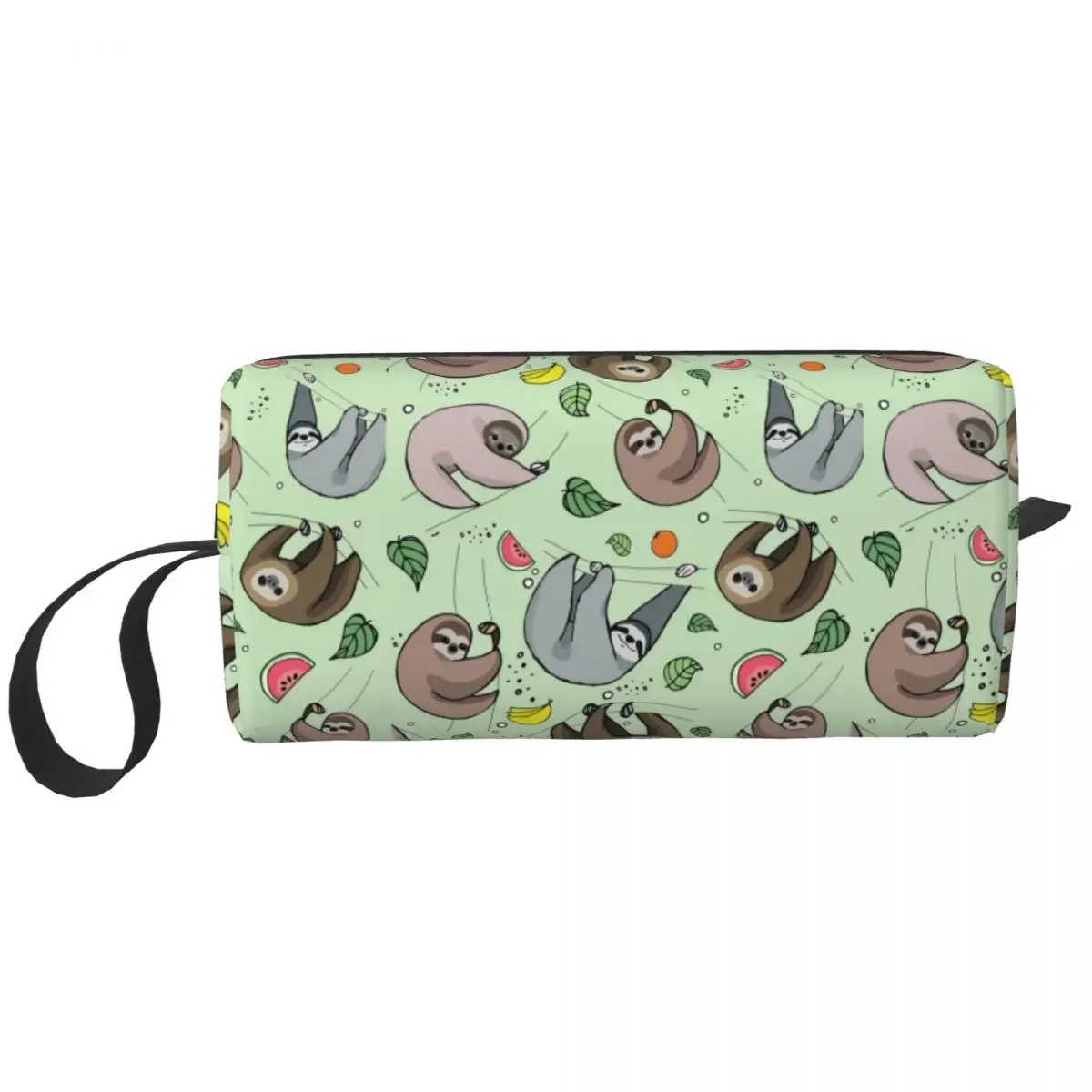 Индивидуальная Красивая дорожная косметичка с узором ленивых животных Kawaii