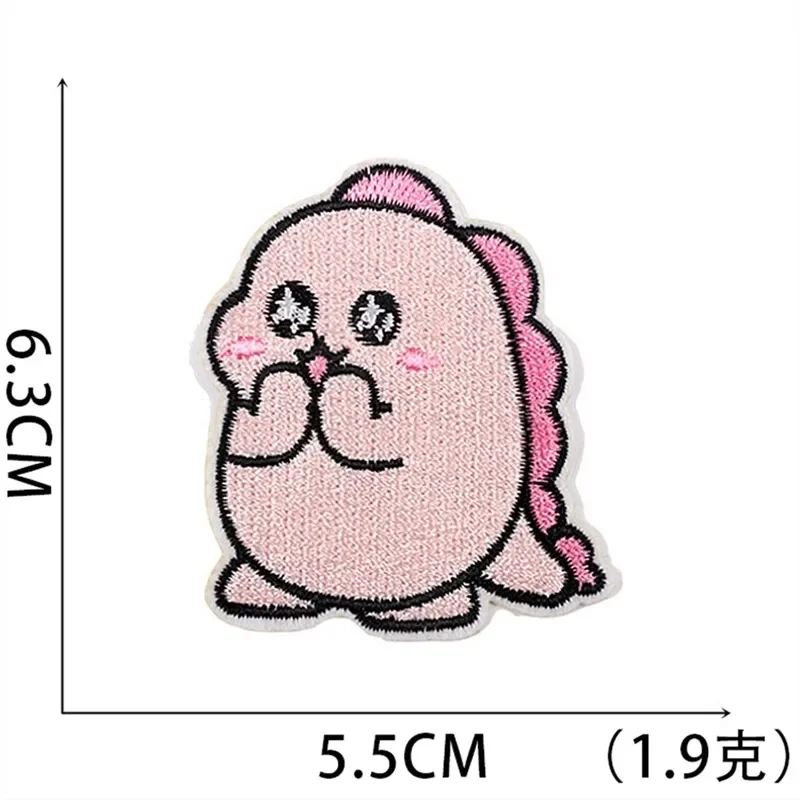 Утюг на заплатках для одежды зеленые динозавры наклейки одежду ткань шитья