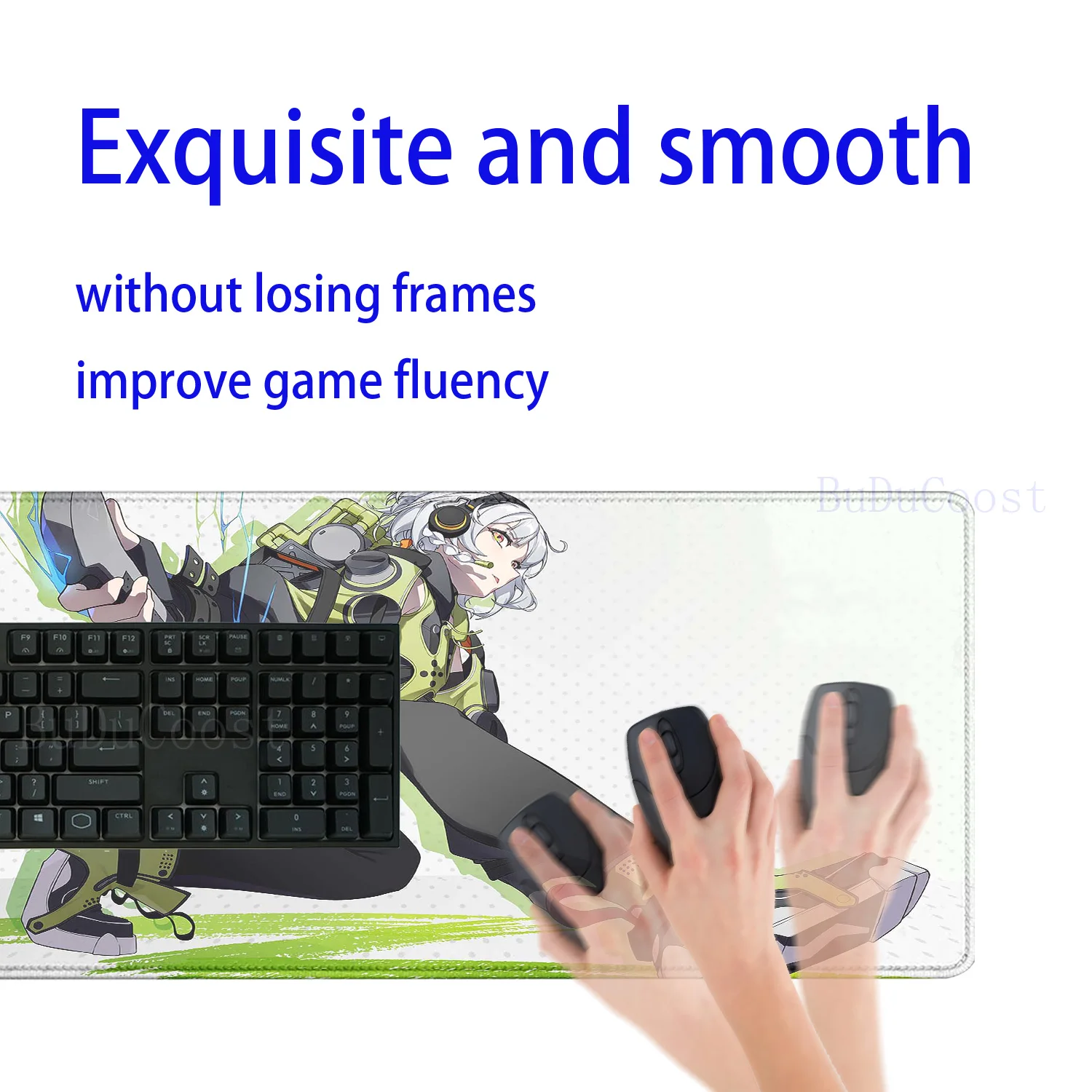 Коврик для мыши Zenless Zone Zero ZZZ teclado Anby Demara Nicole коврик подкладка компьютерной