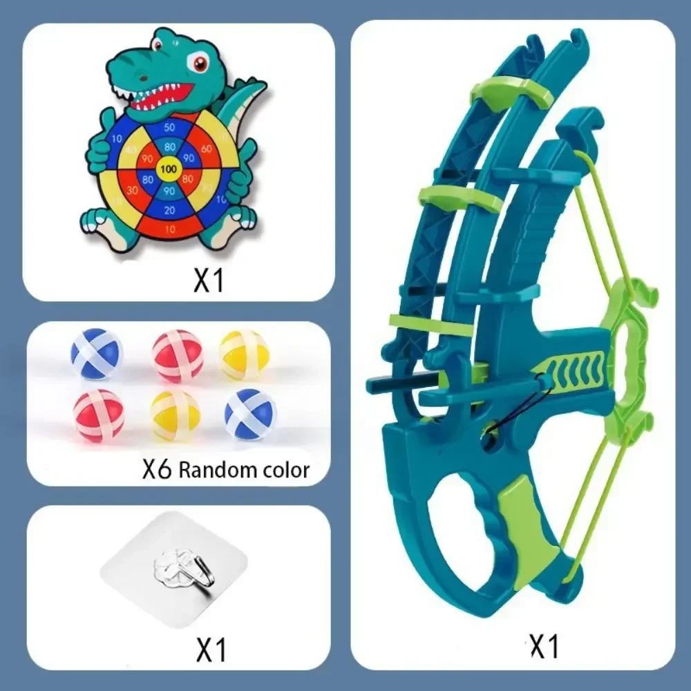 Обучающий Набор Мишеней С Липким Шариком И Луком В Виде Динозавра-искусственная