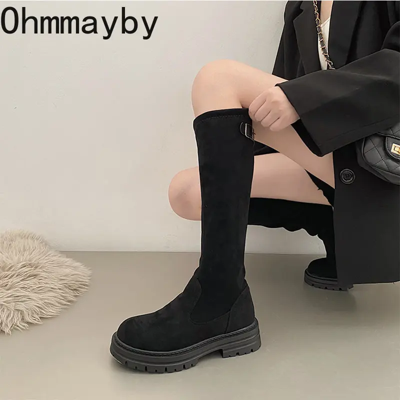 New Winter Women Long Boots Platform 