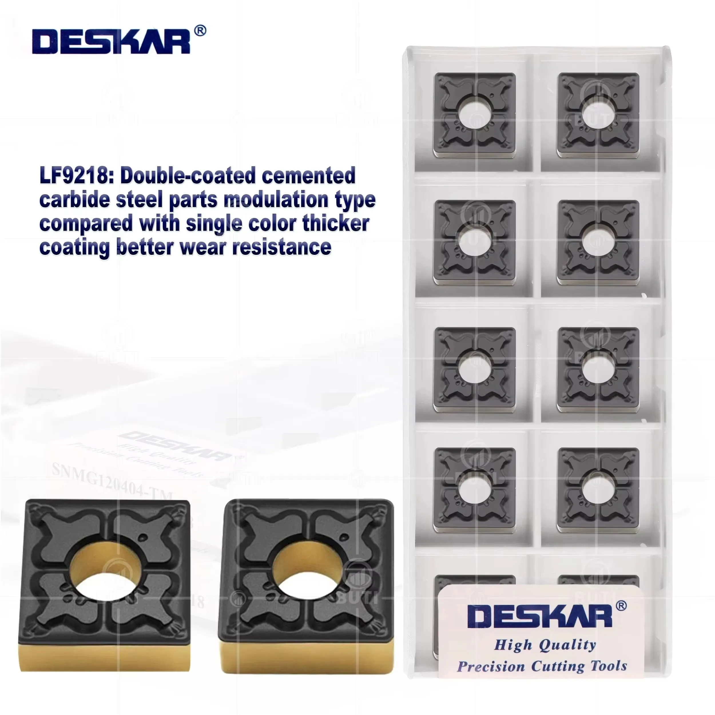 DESKAR 100% оригинальный двухцветный SNMG 120408 TM LF9218 Токарный станок с ЧПУ Внешний