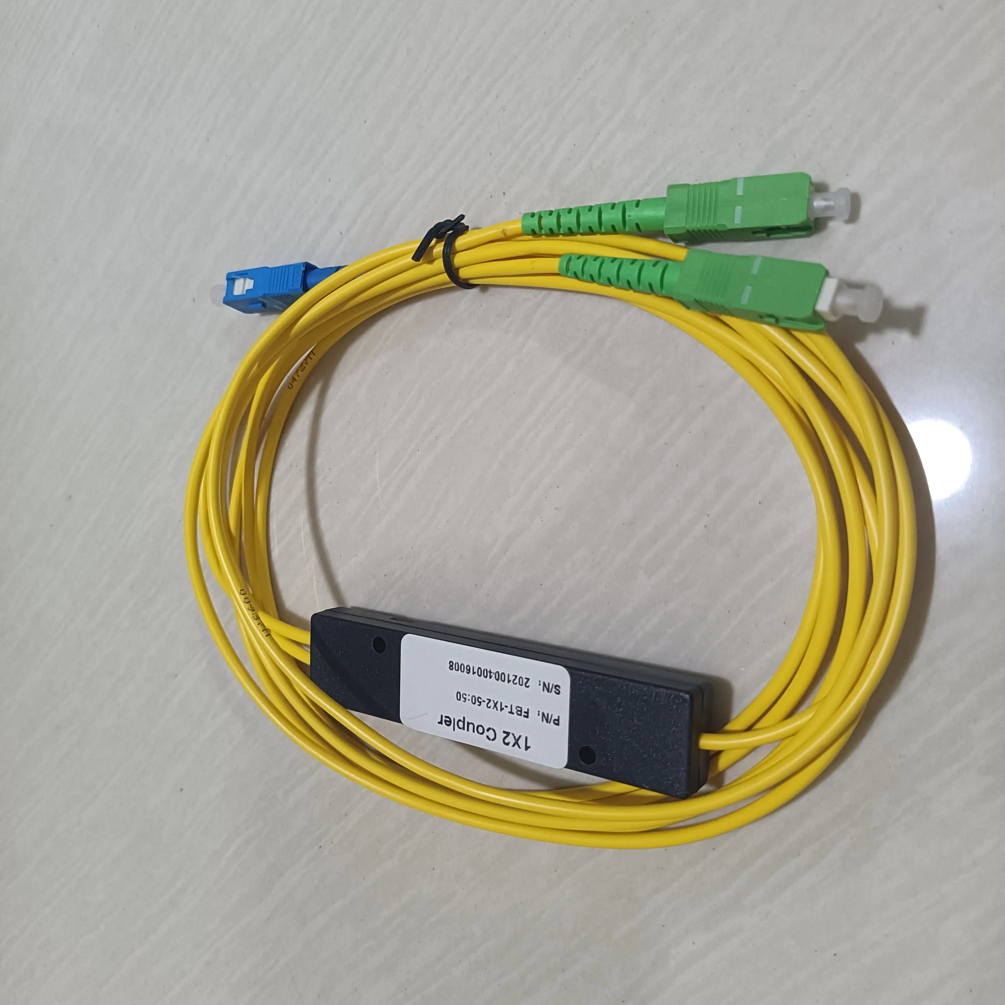 5 шт./лот 1X2 SC/UPC SC/APC PLC одномодовый волоконно-оптический сплиттер FTTH производитель