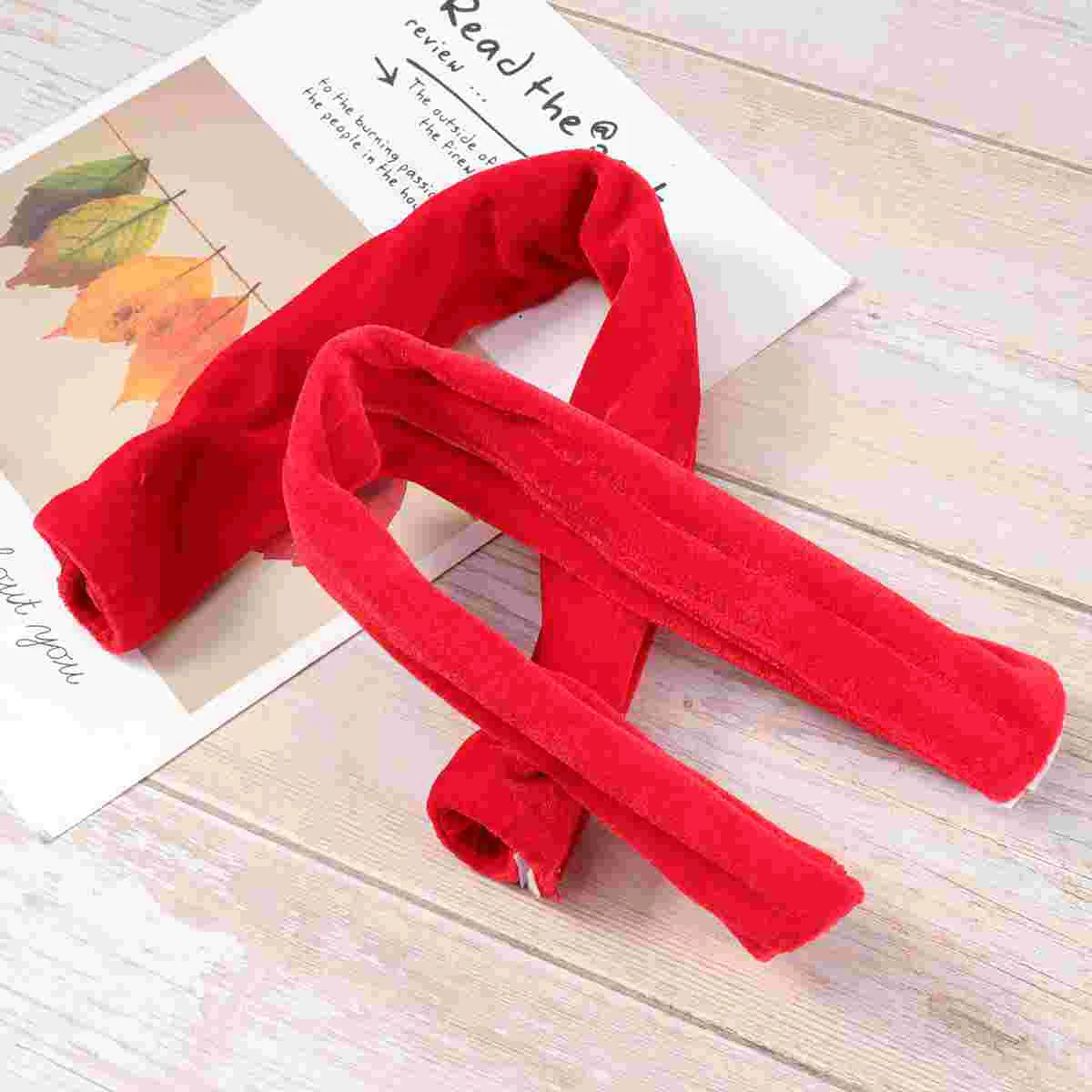 

Handle Cover Fridge Refrigeratorcovers Door Protector Cloth Microwaveoven Appliance Kitchen Washable Set Holder Red