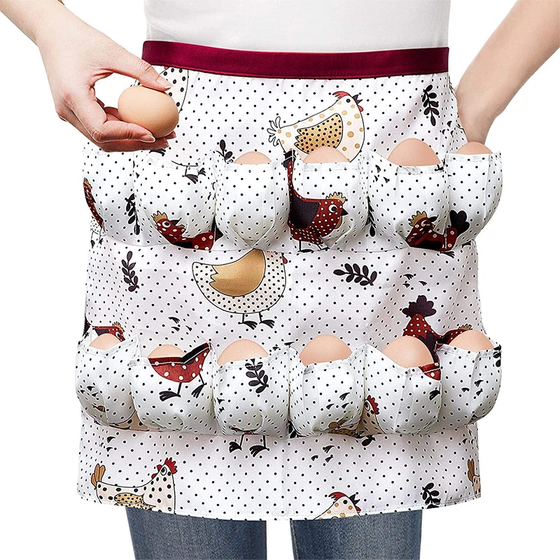 

New Eggs Collecting Apron Egg Holding Apron 12 Pockets For Collecting Eggs