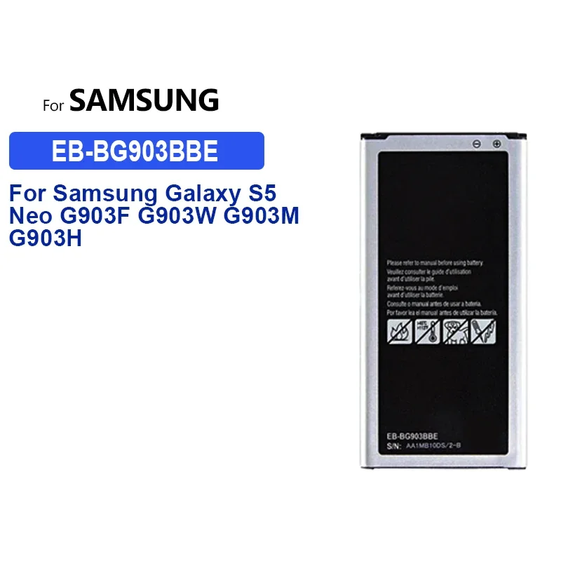 EB-BG903BBE Аккумулятор 2800 мАч для Samsung Galaxy S5 Neo G903F G903W G903M G903H Портативная батарея