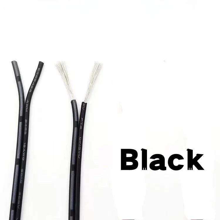 2468 2-контактный электрический провод с луженной медной изоляцией из ПВХ, удлинительный кабель для светодиодной ленты 30/28/26/24/22/20/18/16 калибр AWG 5 м/10 м/20 м