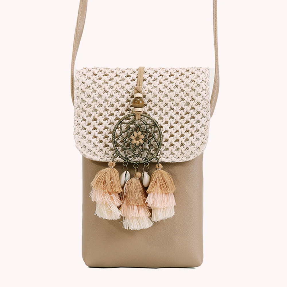 

Женская плетеная Сумка через плечо в этническом стиле