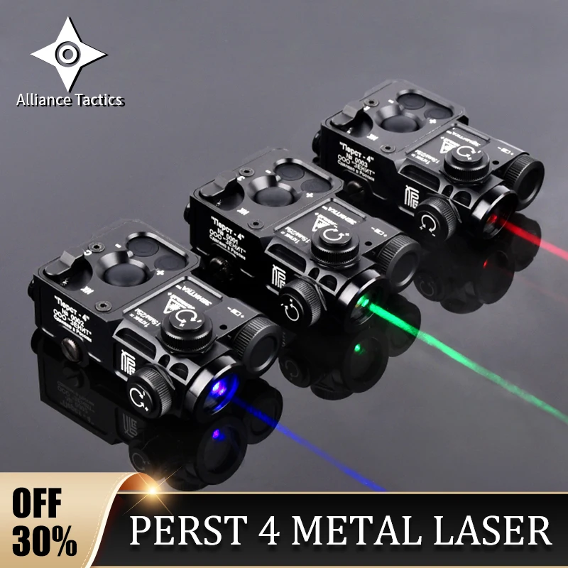 Zentico Airsoft Tactical All Metal perst-4 Red Green Blue Dot IR Light Strobe Indicator Zero Target Brightness adjust Laser