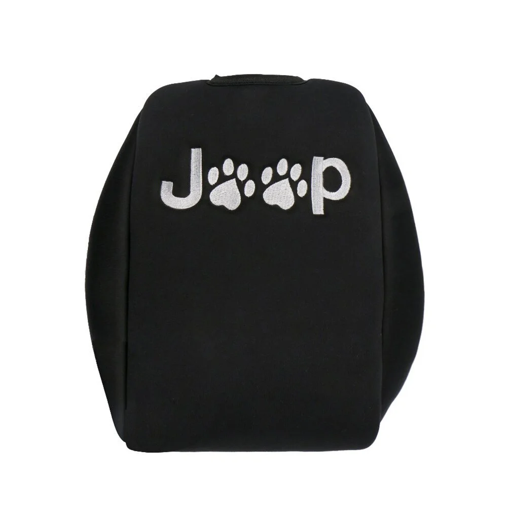 

Auto CarCenter Console Armrest Pad Cover With Dog Paws For Wrangler
