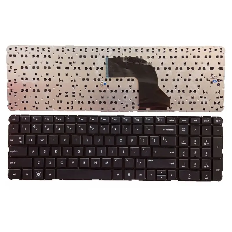 

Новая черная клавиатура с рамкой для ноутбука HP DV7-7000 dv7t-7000 dv7-7100 US