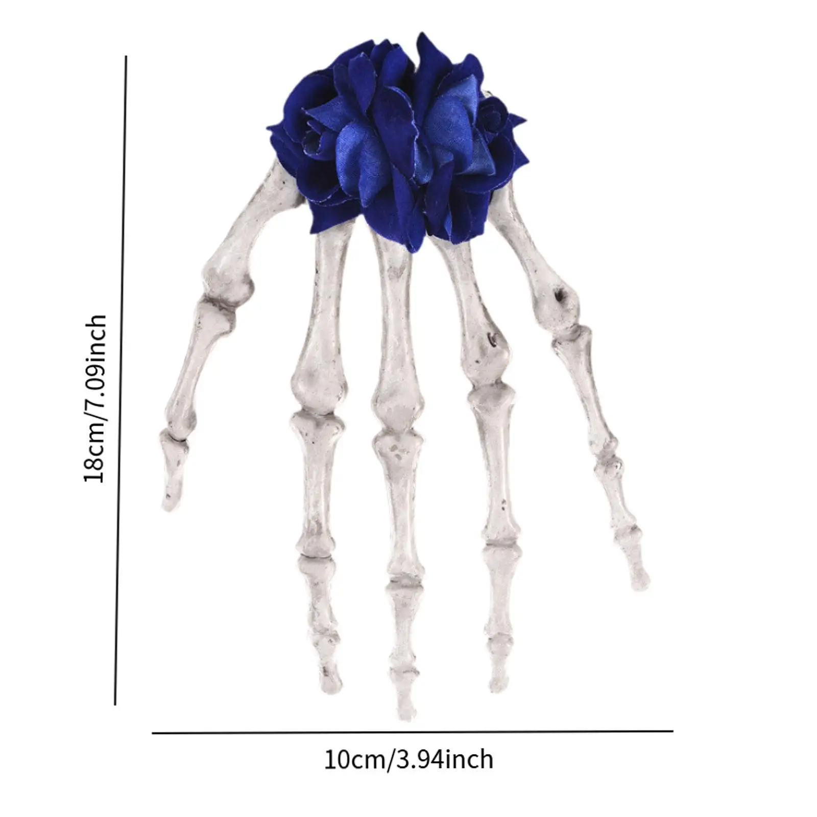 Заколка для волос в виде скелета заколки всех типов заколка с готическим цветком