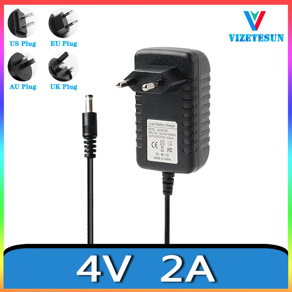

4V 2A Switching Power Adapter 4V 2000MA DC Stabilized Power Cord DC 5.5*2.1MM