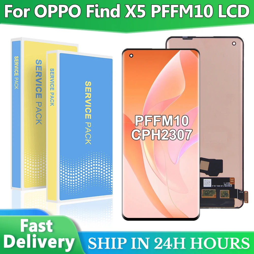 6 55 'ɺMOLED 120 Гц для Oppo Find X5 PFFM10 CPH2307 ЖК-дисплей с цифровым преобразователем
