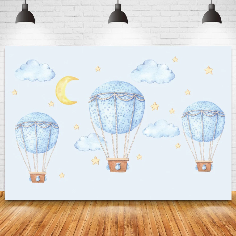 

Мерцающие Звезды Луна Небо Мультфильм Новорожденный ребенок фон вечевечерние НКА торт стол Декор Светильник голубой горячий шар Дети День рождения фоны