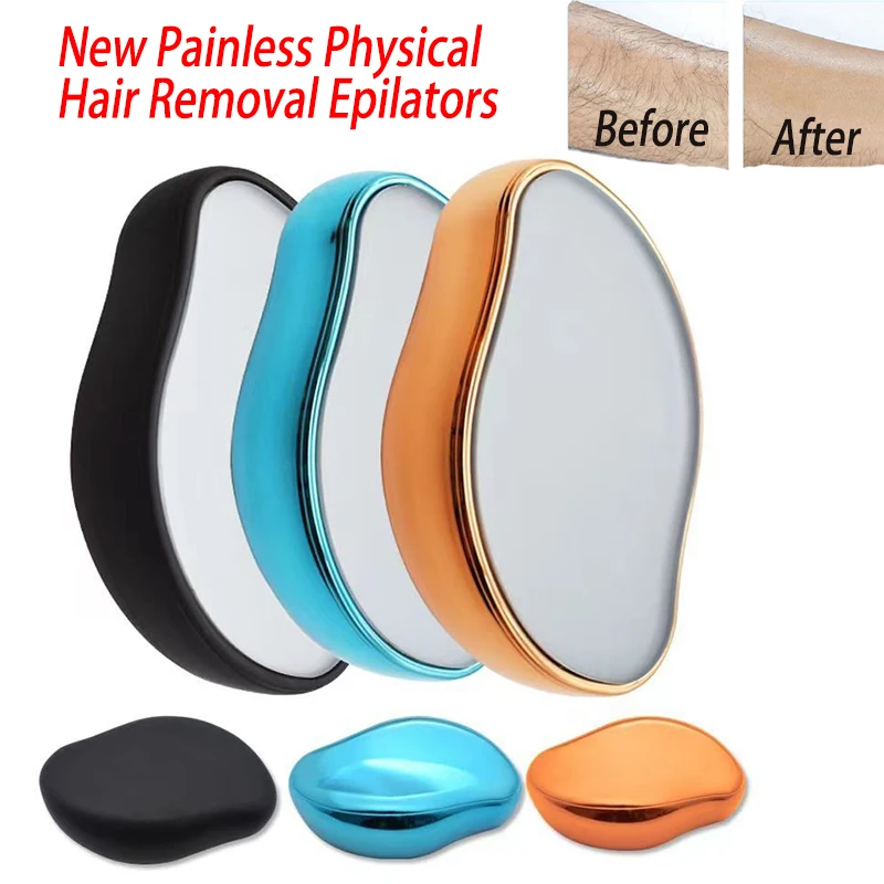 2022 New Painless Physical Hair Removal Epilators Crystal Hair Erase Safe Easy Cleaning Reusable Body Beauty Depilation Tool
