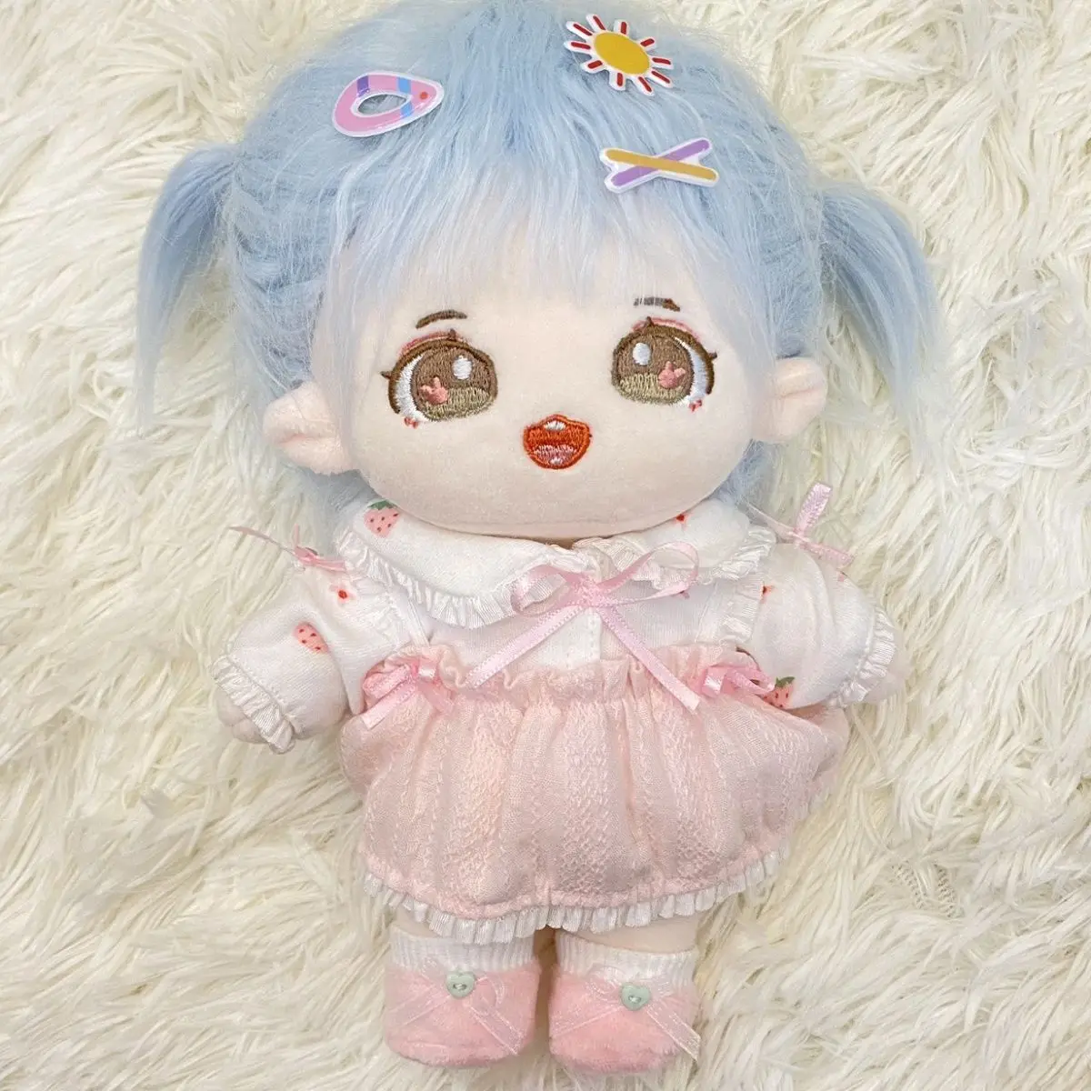 

Модная детская одежда 20 см нагрудник юбка костюм-тройка без атрибутов хлопковая Кукла Одежда для кукол гуманоид