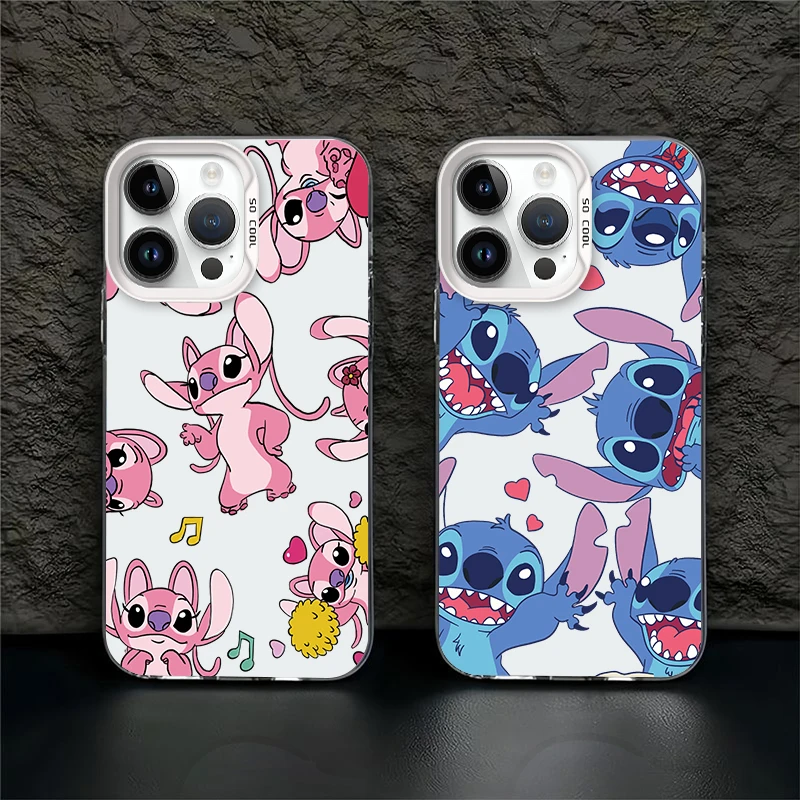 Чехол для телефона в стиле аниме Disney Stitch Xiaomi 11 12 13 T Lite Pro POCO X6 F4 X3 X5 C50 C51 M2 M3 M5 NFC S 4G
