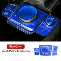 10pcs car multimedia buttons cover for mazda 3 mazda cx 30 car decorstion cover trim sticker