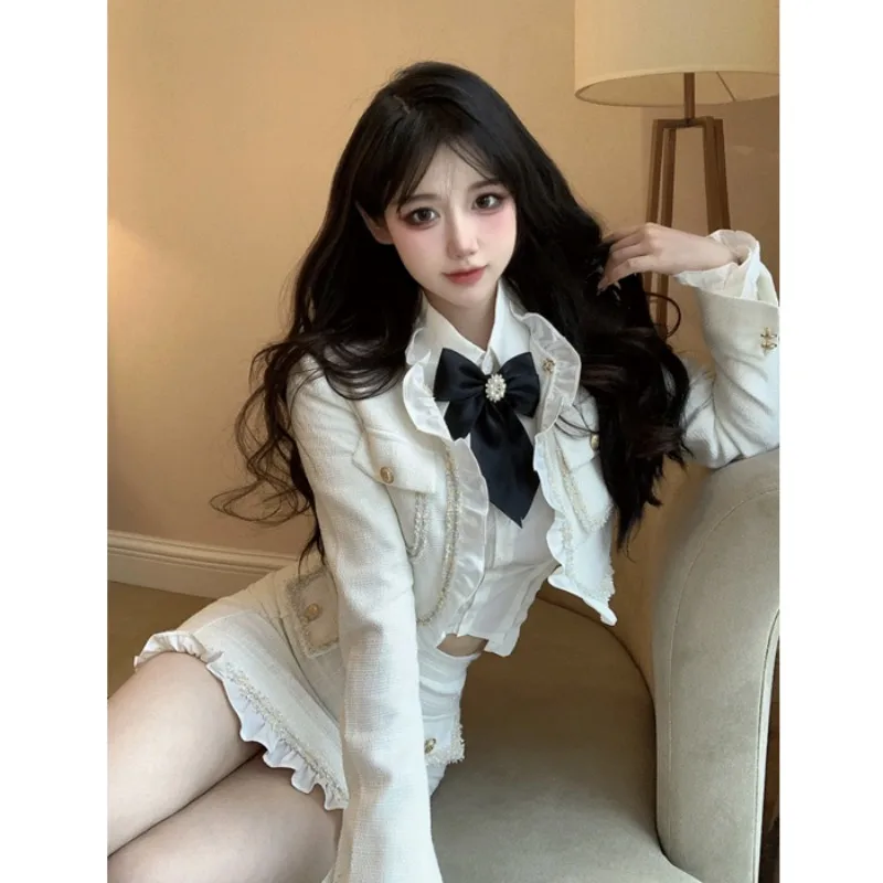 Женский весенний комплект Hikigawa из двух предметов: куртка с длинными рукавами и