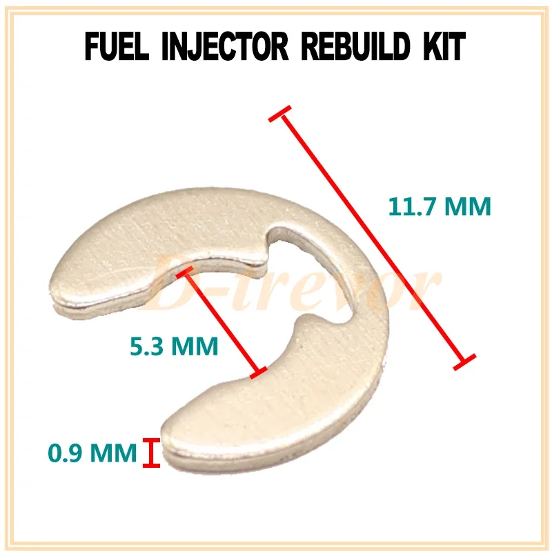 500 шт. ремонтный комплект уплотнительного кольца топливной форсунки для Toyota Lexus