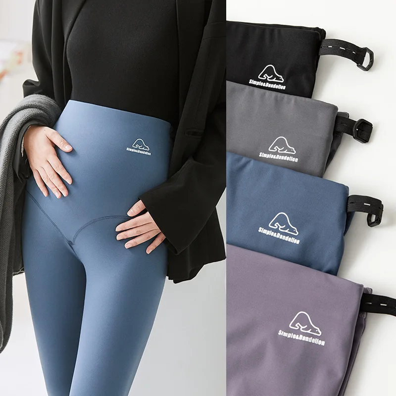 Леггинсы для беременных с регулируемой талией Одежда для беременных штаны для беременных Одежда для беременных