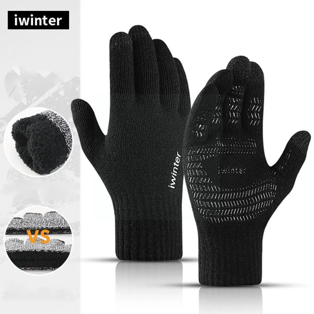 

Winter Gloves Waterproof Warm Thermal Fleece Gloves Screen Men Sports Antislip Outdoor Snowboard Running Ski Women Gloves T5t5