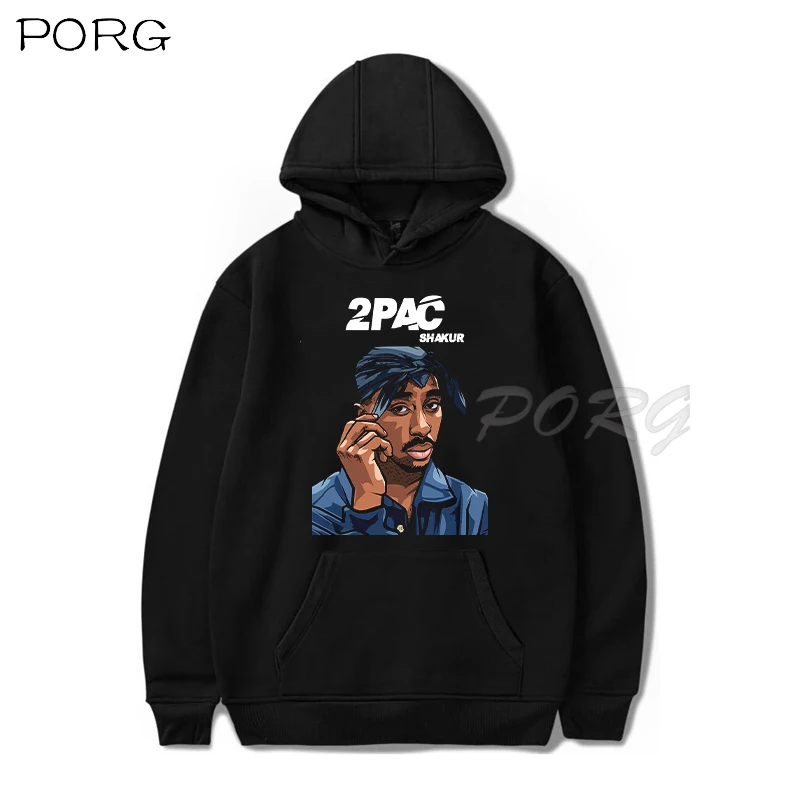 

Худи Tupac 2PAC Rap в стиле хип-хоп Harajuku, Мужская толстовка, Мужская толстовка, зимняя одежда, женская уличная толстовка из полиэстера