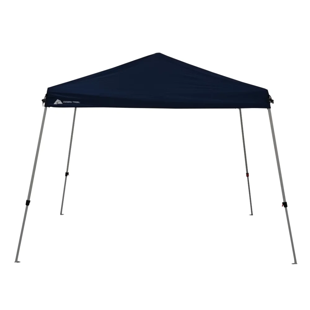 

Ozark Trail 10' x 10' Instant Slant Leg Canopy, Dusty Blue, outdoor canopy tents outdoor camping US(Origin)