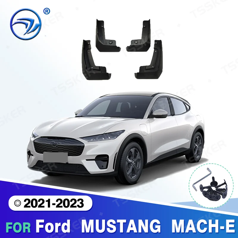 

Car Mud Flaps For Ford MUSTANG MACH-E 2021 2022-2023 Mudflaps Splash Guards Mud Flap Mudguards