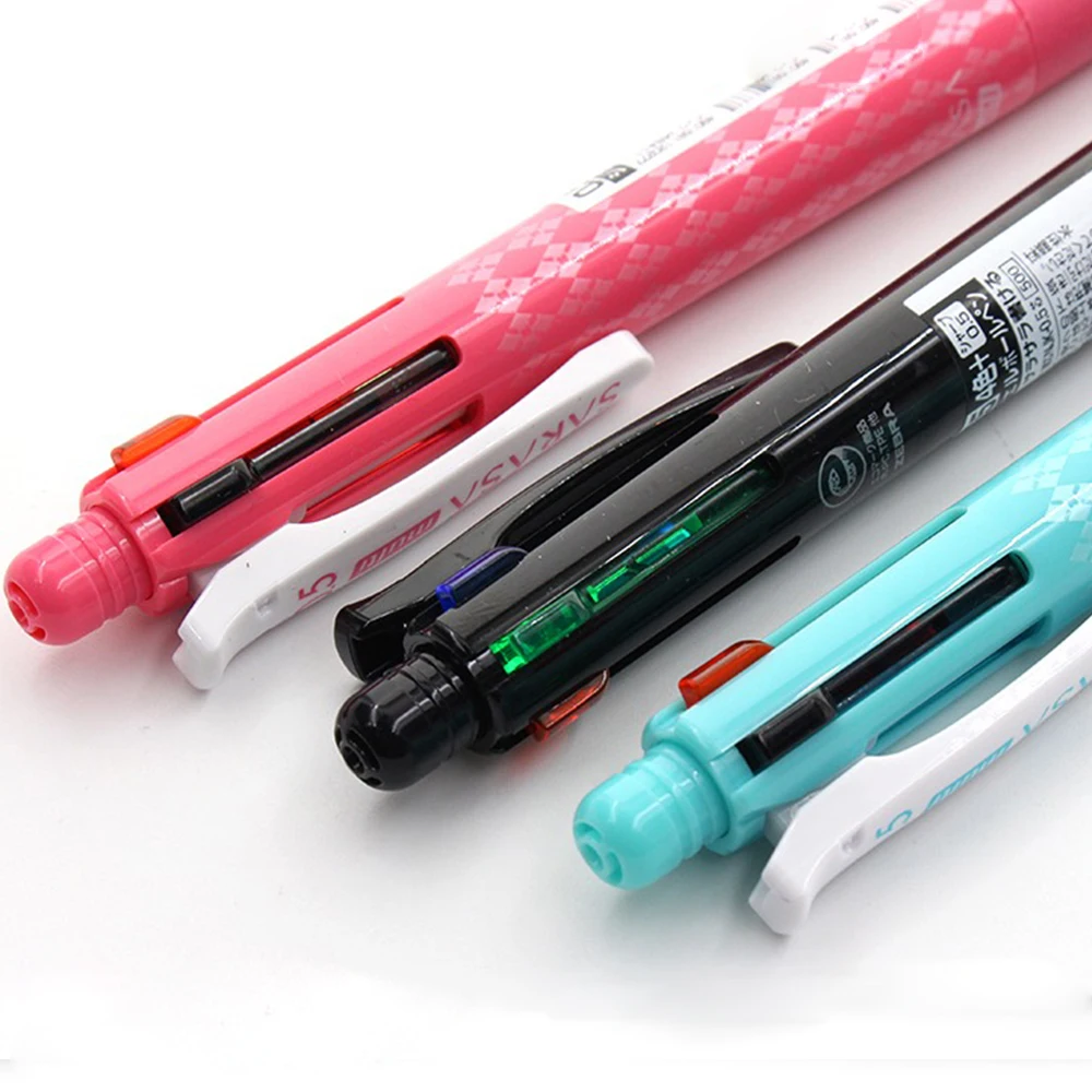 Ручка-трансформер Zebra Japan J4SA11 SARASA Multi 5 в 1, 4 цвета гелевой ручки + механический карандаш 0,5 мм, канцелярские принадлежности для школы и офиса. (art.: 3920dce598d81) - 3920dce598d81