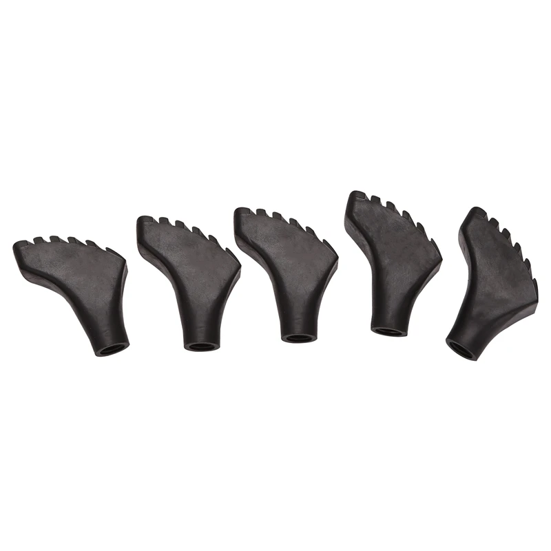 

Four Pack Of Extra Durable Rubber Replacement Tips (Replacement Feet/Caps) For Trekking Poles - Fits All Standard Hiking And Nor
