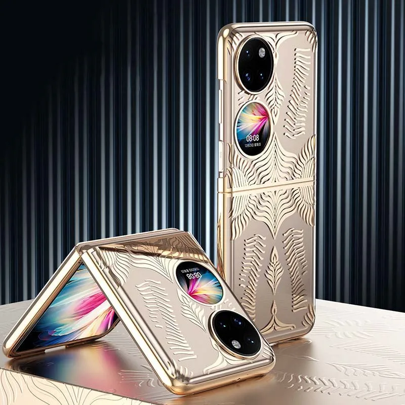 

Роскошный чехол для Huawei P50 Карманный задний Чехол для Huawei P50 Карманный чехол Роскошный P50Pocket Fundas защитный чехол для телефона