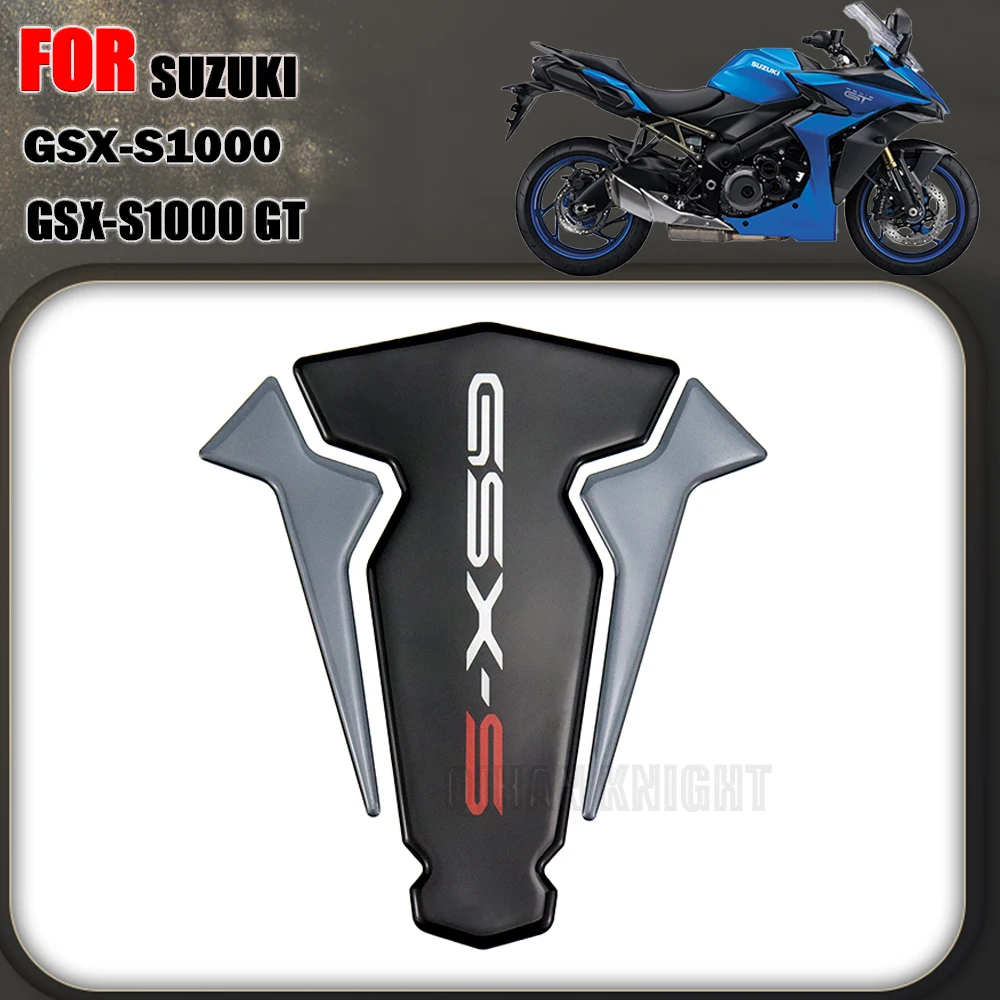 Купи GSXS1000 For Suzuki GSX-S1000F 950 750 150 Fuel Tank Protector Motorcycle Accessories Sticker Carbon Fiber Sticker High Quality за 784 рублей в магазине AliExpress