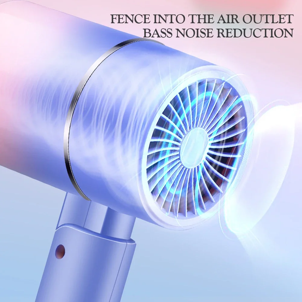 Мини-складной фен 550 Вт с сумкой для переноски анионный ухода за волосами горячим