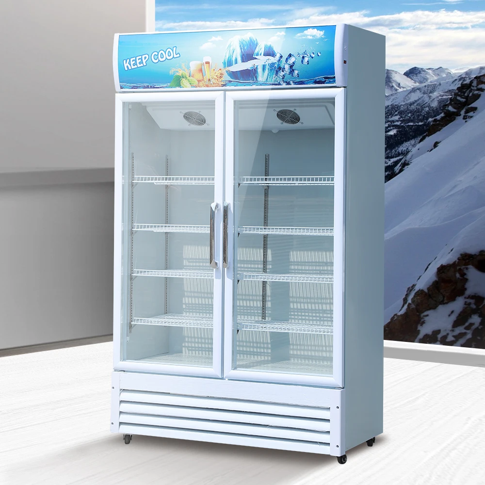 

Supermarket display freezer vertical beverage fridge beer cooler