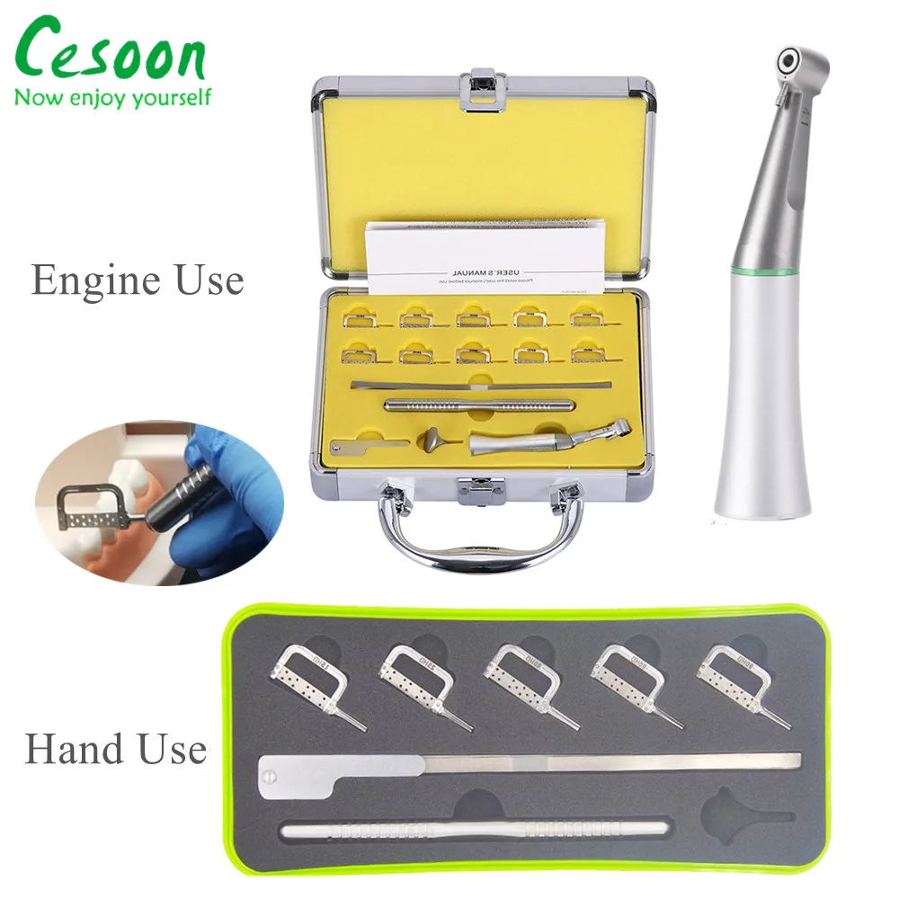 

Стоматологический межпроксимальный эмалевый редуктор 4:1, наконечник с обратным углом, набор системы IPR, стоматологический поршневой датчик, полоски для зубного зазора