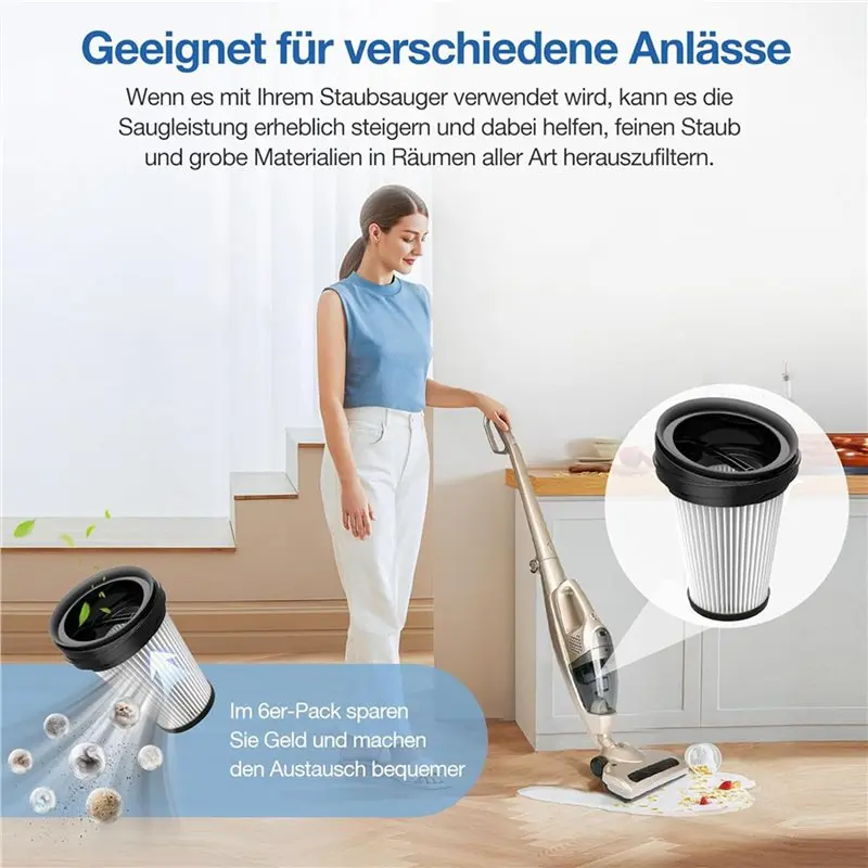 Сменные фильтры ABBK-12 для беспроводного ручного пылесоса Grundig VCH9829 VCH9832 VCH9630 VCH9631 VCH9632 2в1 (art.: 3920d8b3fbeef) - 3920d8b3fbeef