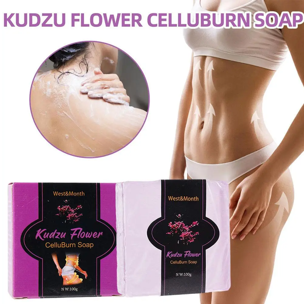 

100 г мыло для похудения Pueraria, массаж, кондиционирование тела, сжигание 2022, улучшение талии, потеря талии, новинка, похудение, вес во сне, жир, тело C2F4