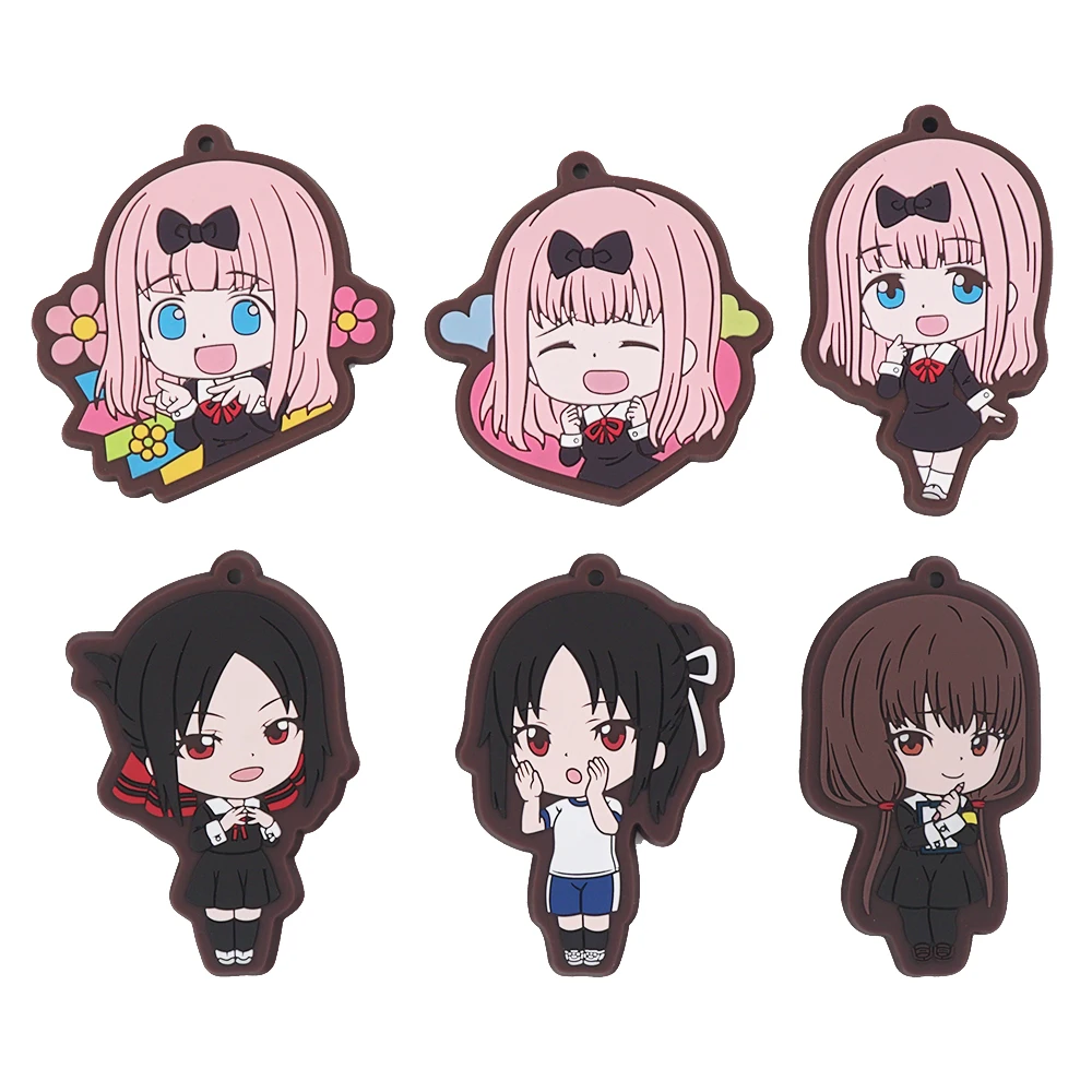 

Kaguya-sama: Love Is War Anime Shinomiya Kaguya Fujiwara Chika резиновый брелок