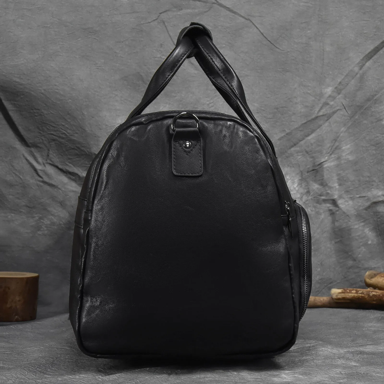 2022 Men Travel Bags Genuine Leather Handbag Luggage Bag For Men Cowhide Shoulder Messenger Bag Luxury Black Business Travel Bag