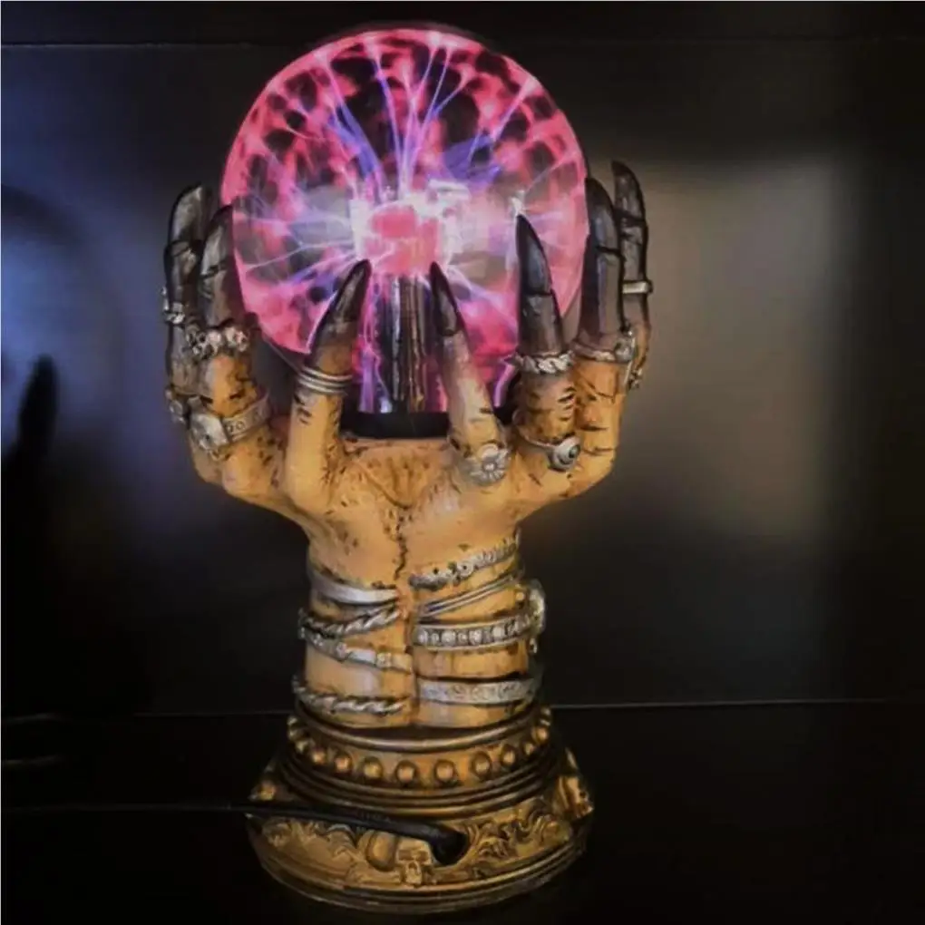 Crystal Ball Safety Touch Lamp Home Accessories Holiday Decor Light Mysterious Gothic Style Plasma Balls  No 1