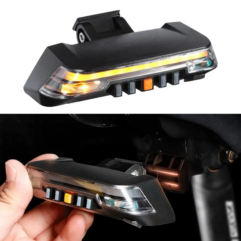 

USB Rechargeable Tail Light Remote Control Bike Rear Safety Warning Lamp for Cycling Waterproof Riding Rear Light Led Tail-lamp
