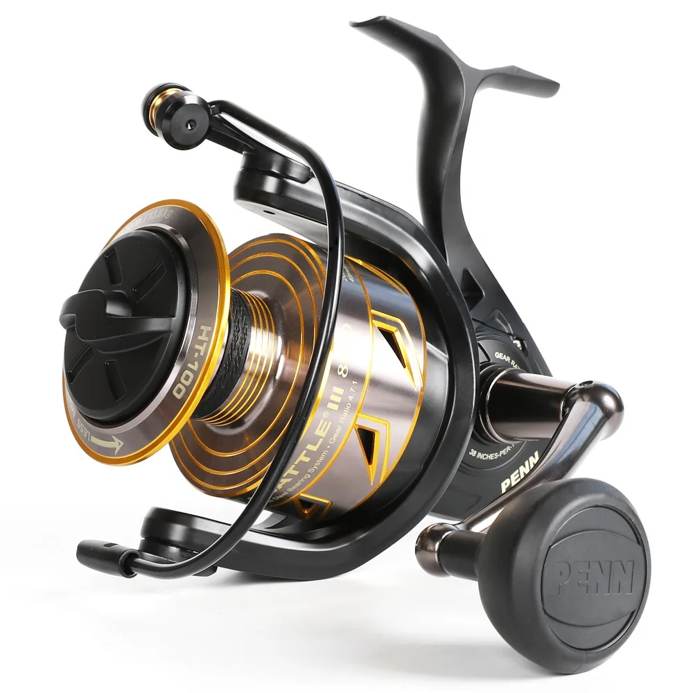 3000 4000 5000 6000 8000 battle 3 CNC handle 30lb 13.6kg drag metal saltwater spinning penn fishing reels