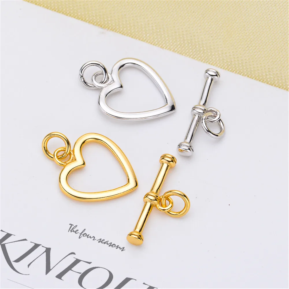 

S925 Sterling silver fans you OT buckle end buckle DIY chain bracelet necklace first accessories connection accessorie