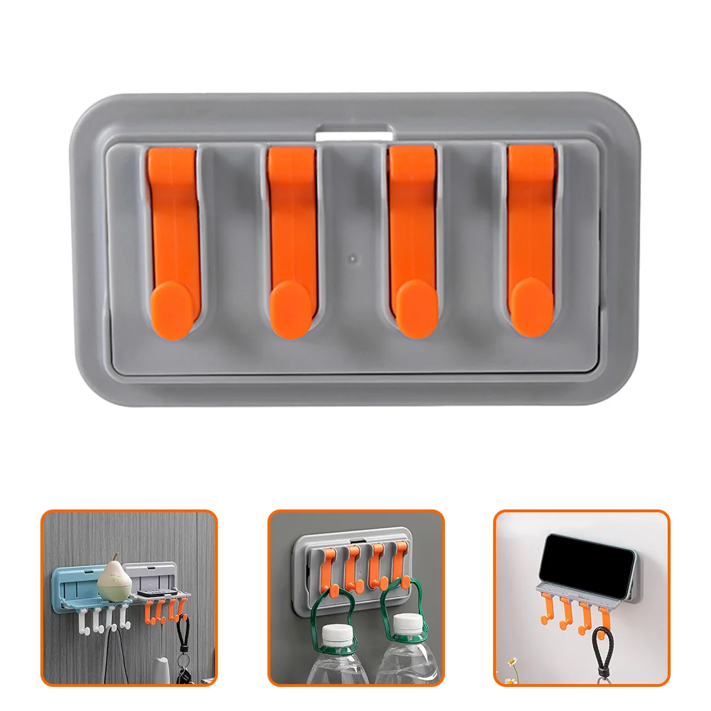 

Folding Coat Hook Space-Saving Coat Hanger Kitchen Wall Mounted Hooks for Daily