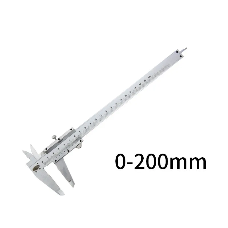 

150mm 200mm 300mm Open Vernier Caliper Ordinary 0.02mm Resolution Carbon Steel Calipers Gauge Micrometer Measuring Gauging Tools