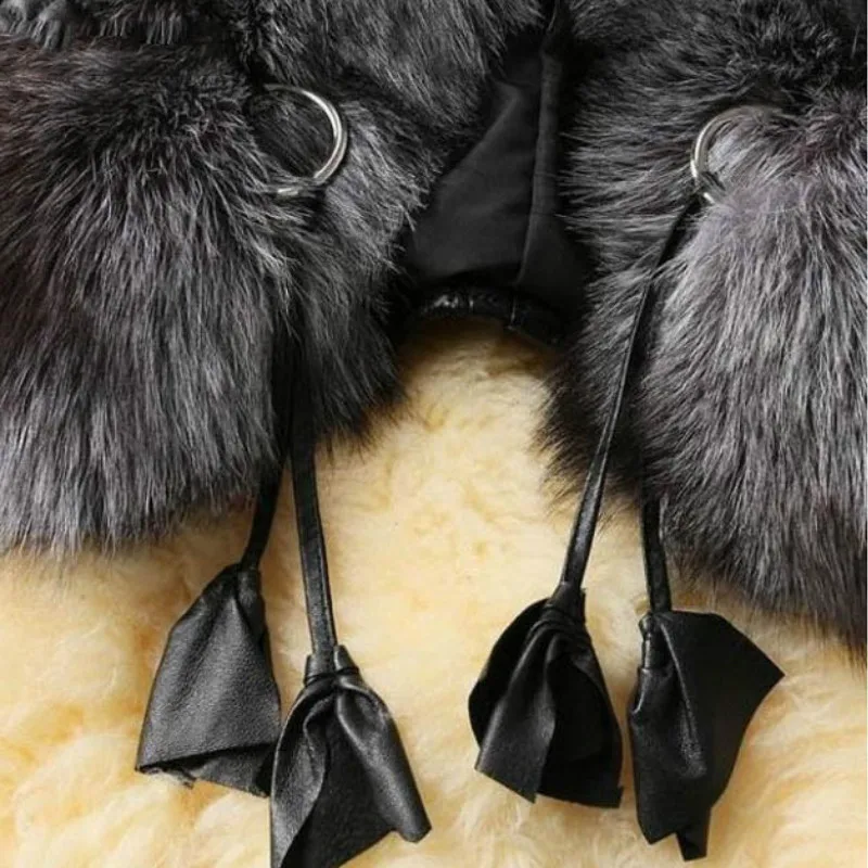 Women's Fur Jackets Fashion Black Faux Fur Vest to Keep Warm Coat Casual Sleeveless Jacket Fur Vest Tops 2022 Winter Winter New