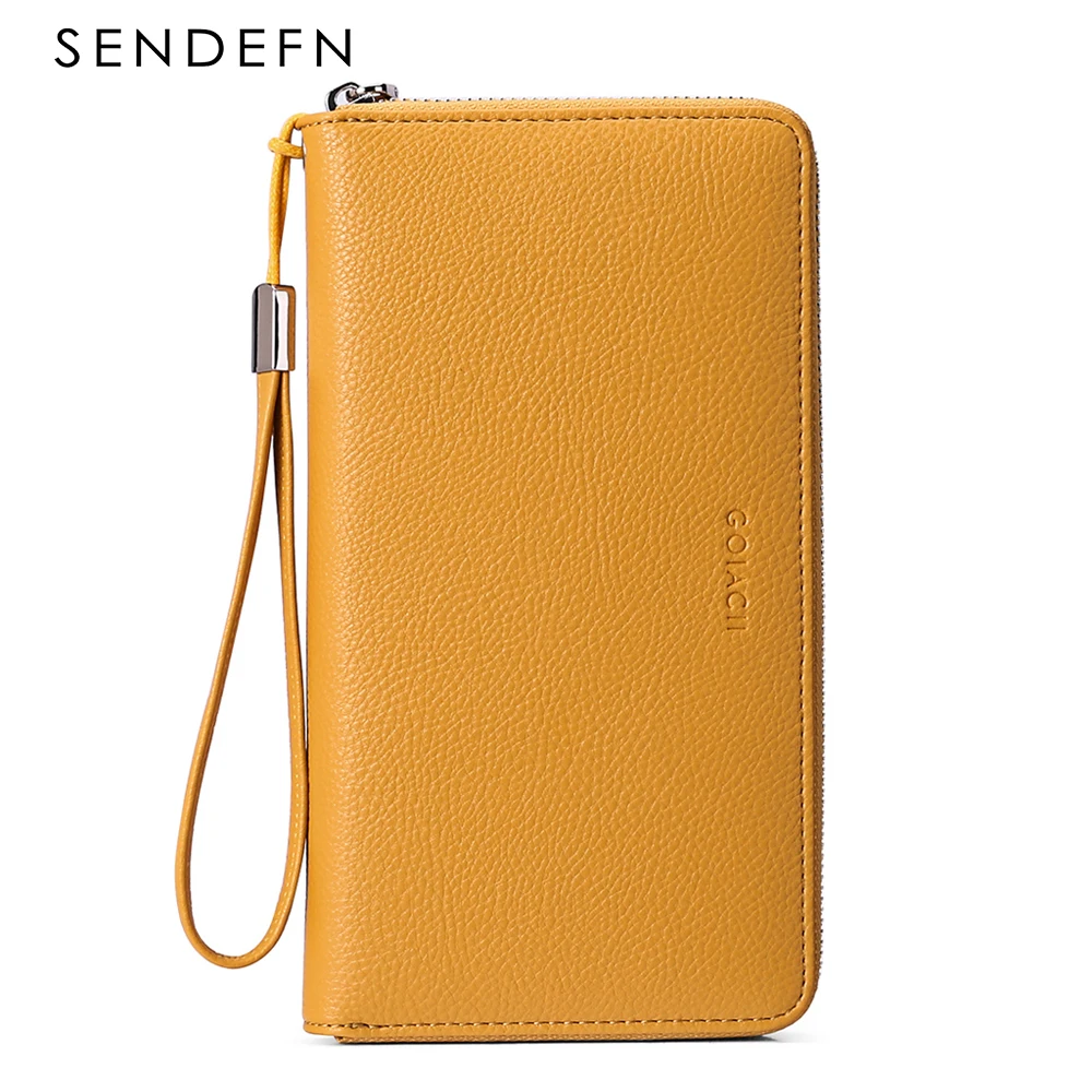 Women PU Leather Wallets Female Long Zipper Purses Large Capacity Money Bag Phone Pocket Multifunction Clutch Coin Card Holder