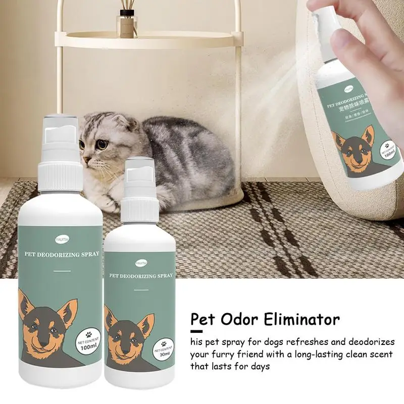 Dogs Cats Perfume Deodorant Safety Scented Natural Odor Eliminating Dog Urine Body Spray Pet Supplies